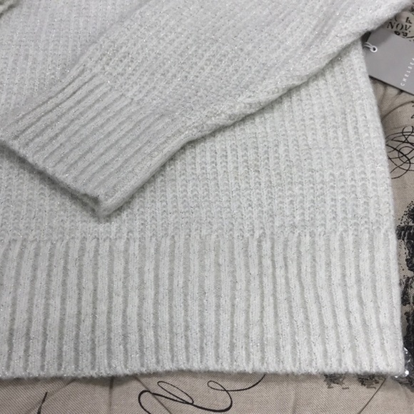 CHELSEA28 Rib Metallic Sweater - Picture 5 of 7